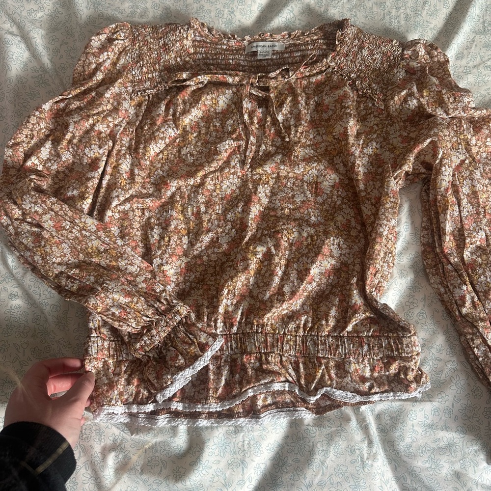 Floral Long Sleeve Blouse